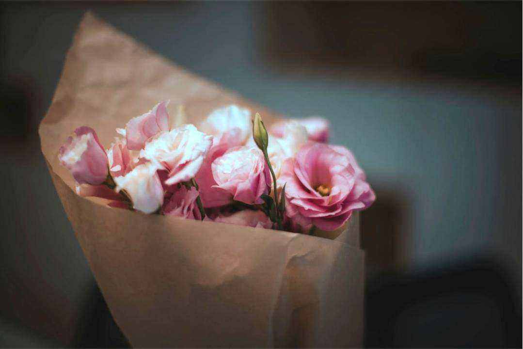 Premium Rosenstrauß – Nahaufnahme